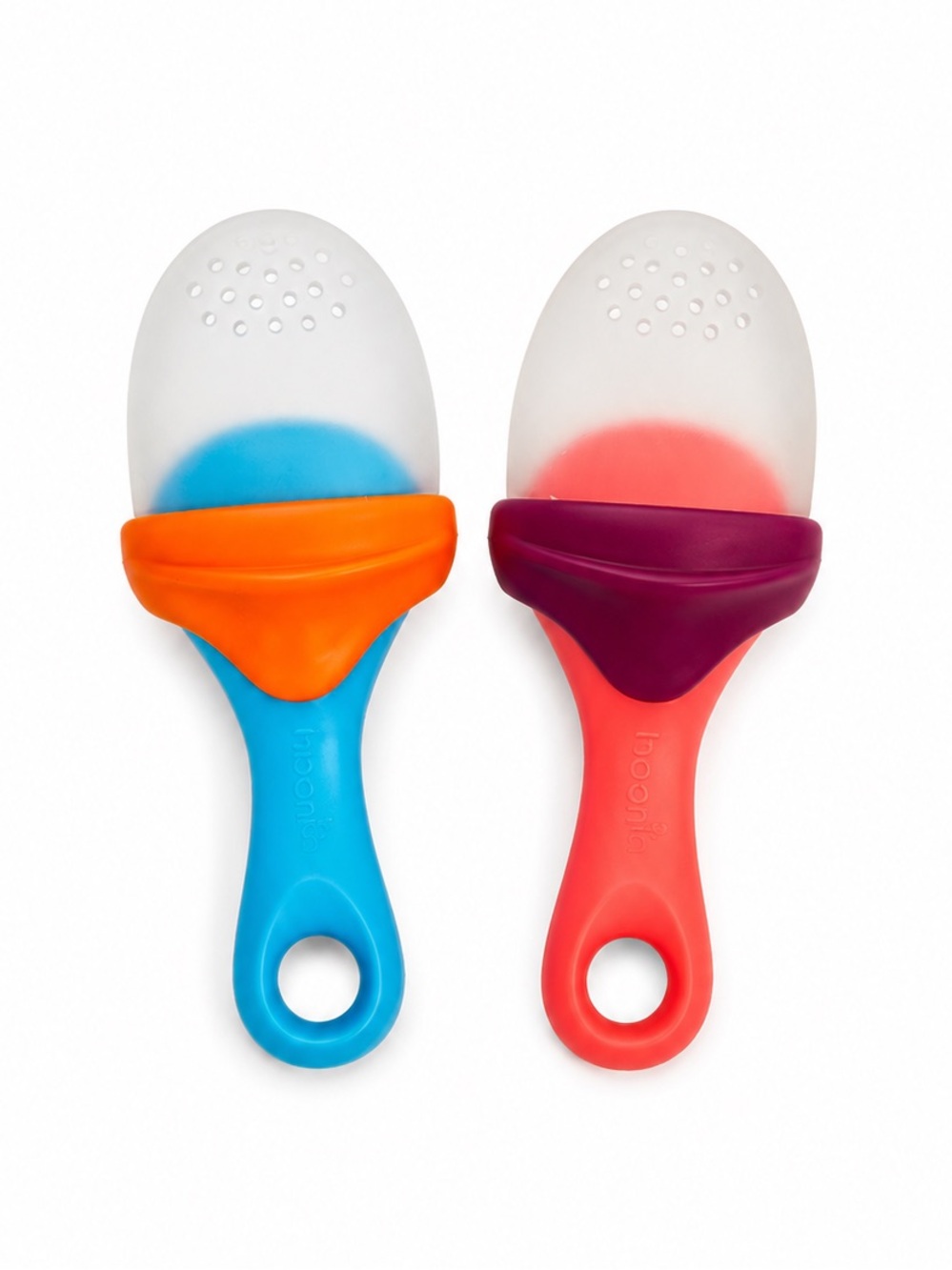 Boon Pulp Silicone Fresh Food Feeders Set of 2 Baby Fruit Feeders Teethers